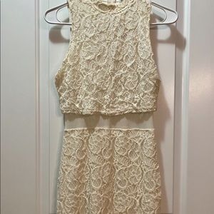 Cream Lace Dress